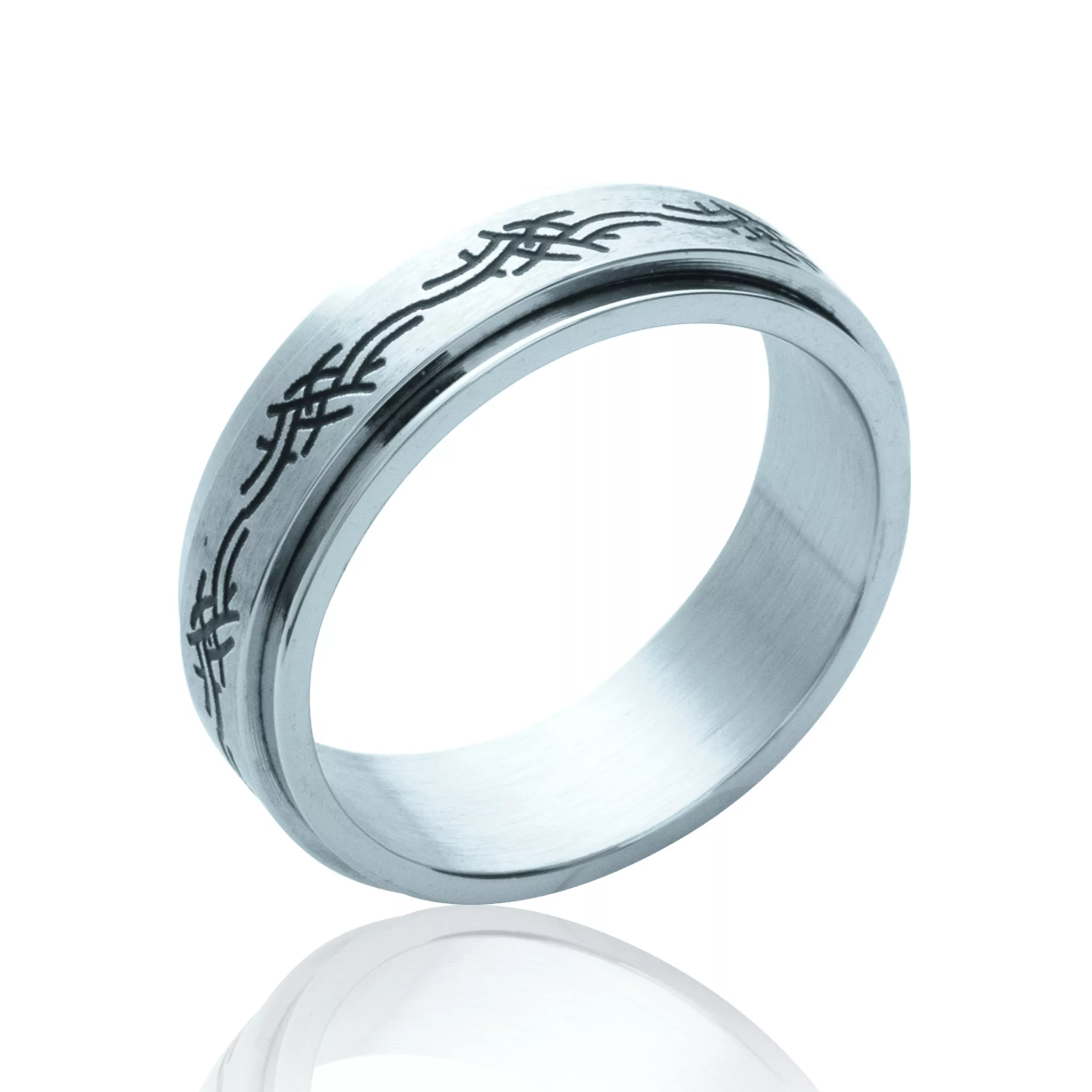 Bague Homme Acier Charitus - Bague en Acier