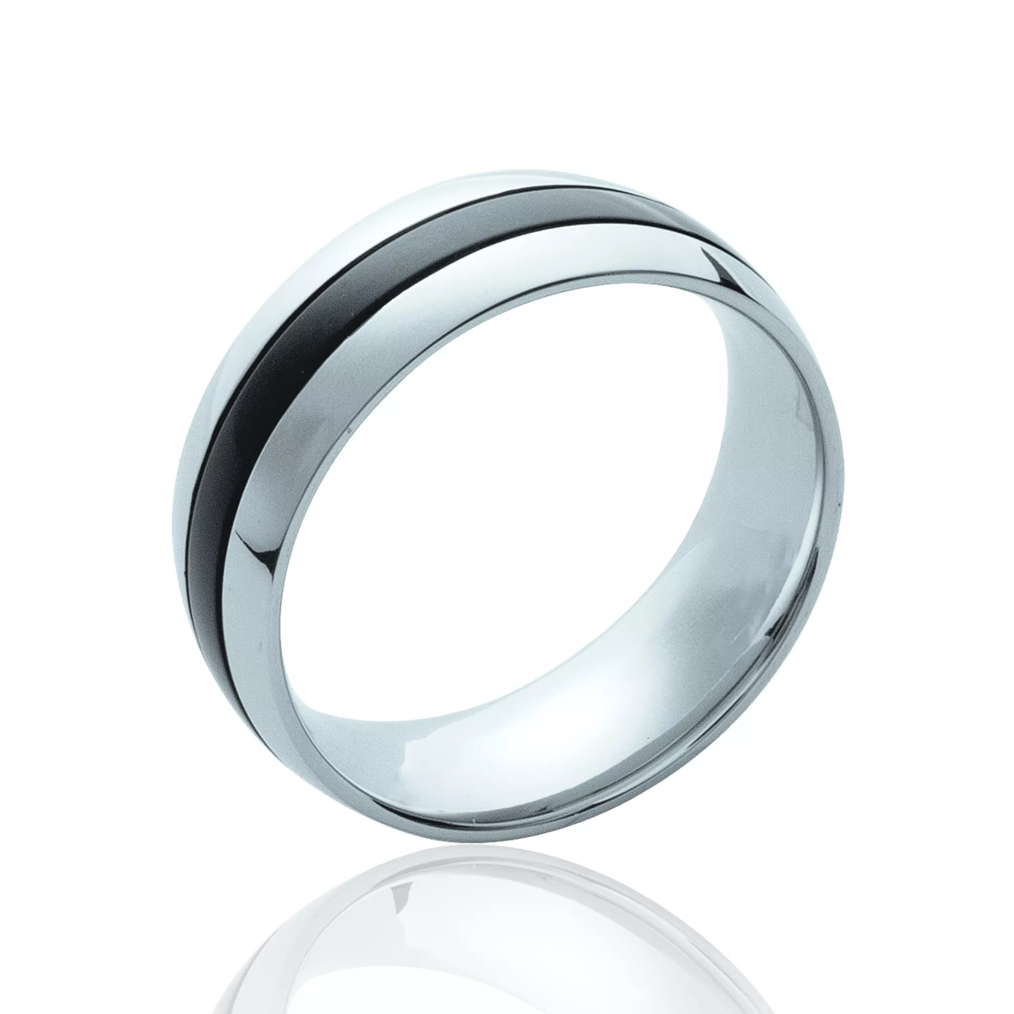 Bague Homme Acier Justinien - Bague en Acier
