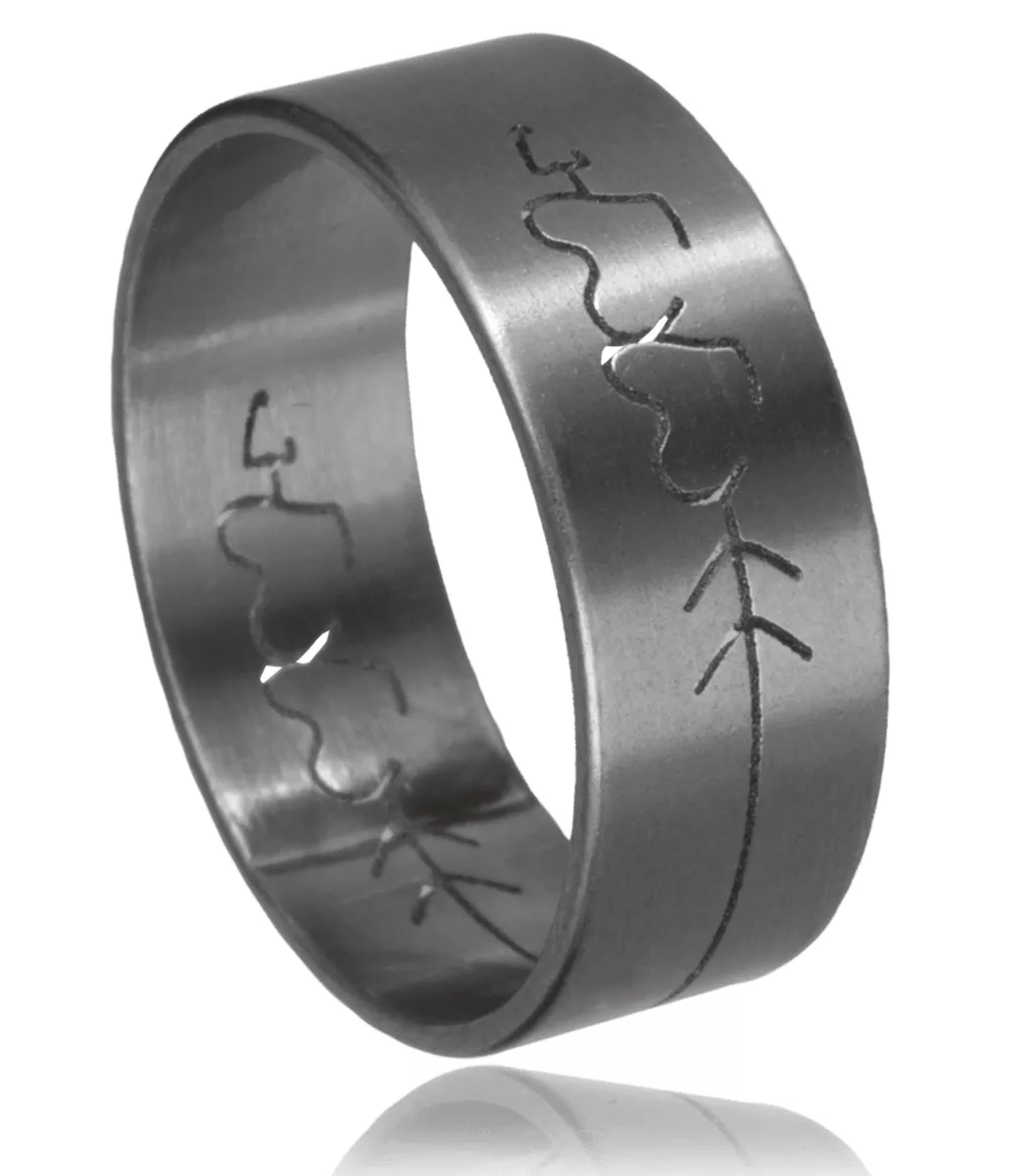 Bague homme incrustée amour Benbrik sacrée - Bague en Acier - Bijoux en Vogue