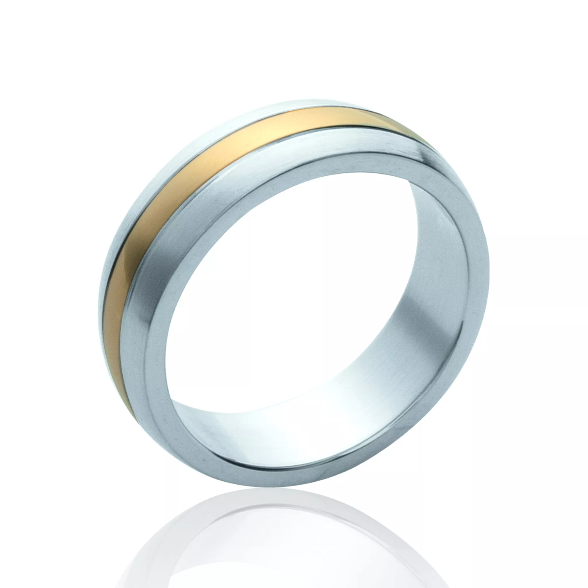 Alliance Acier Georgesz - Bague en Acier - Bijoux en Vogue