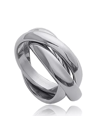 Jeux d'alliance amour sincère Beati 2 Fantaisie - Bague en Acier - Bijoux en Vogue