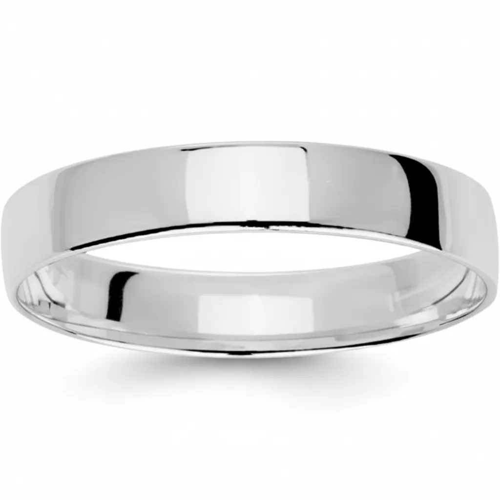 Alliance Homme Argent Sanderson - Bague en Argent 925 - Bijoux en Vogue