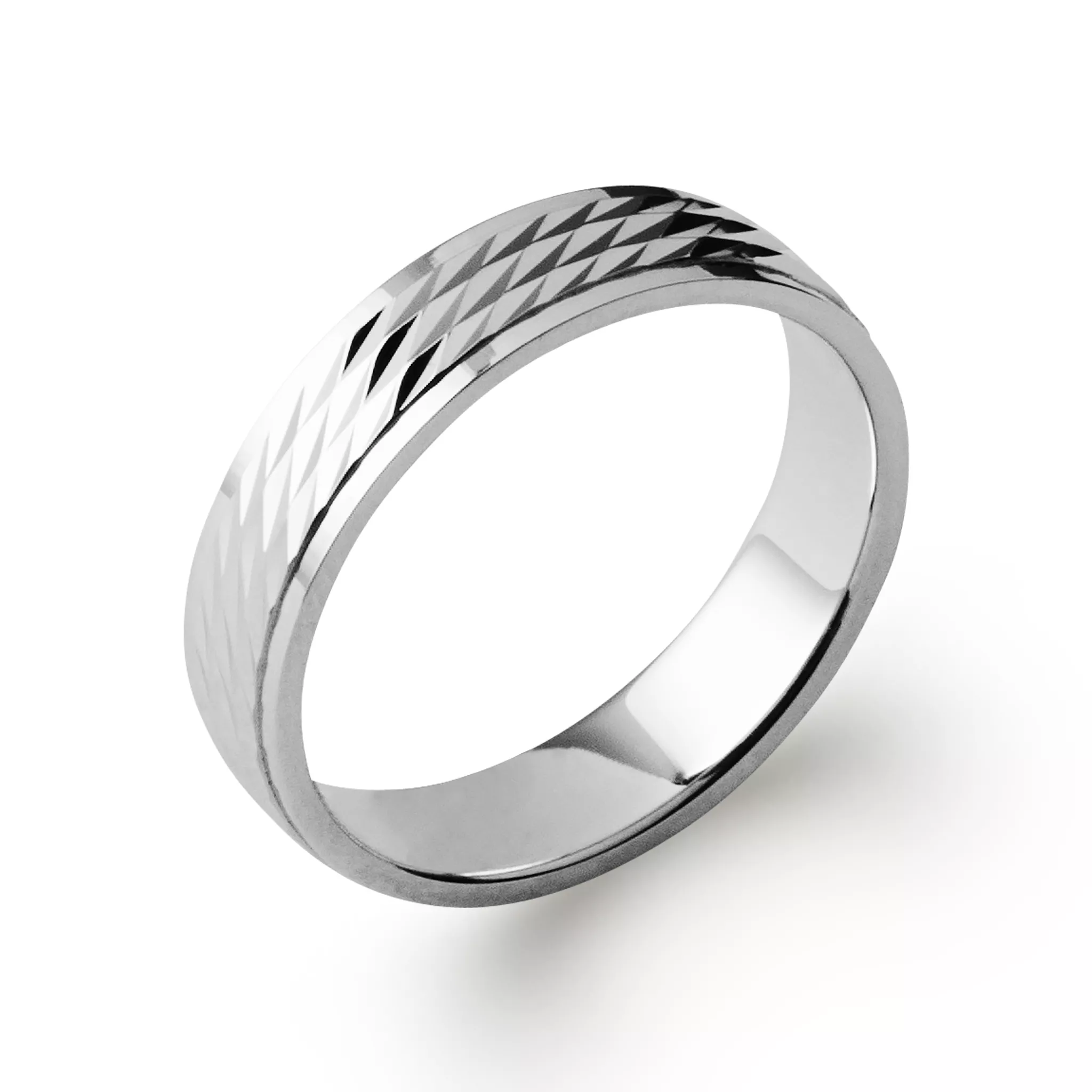Alliance Homme Argent Andlaka - Bague en Argent 925