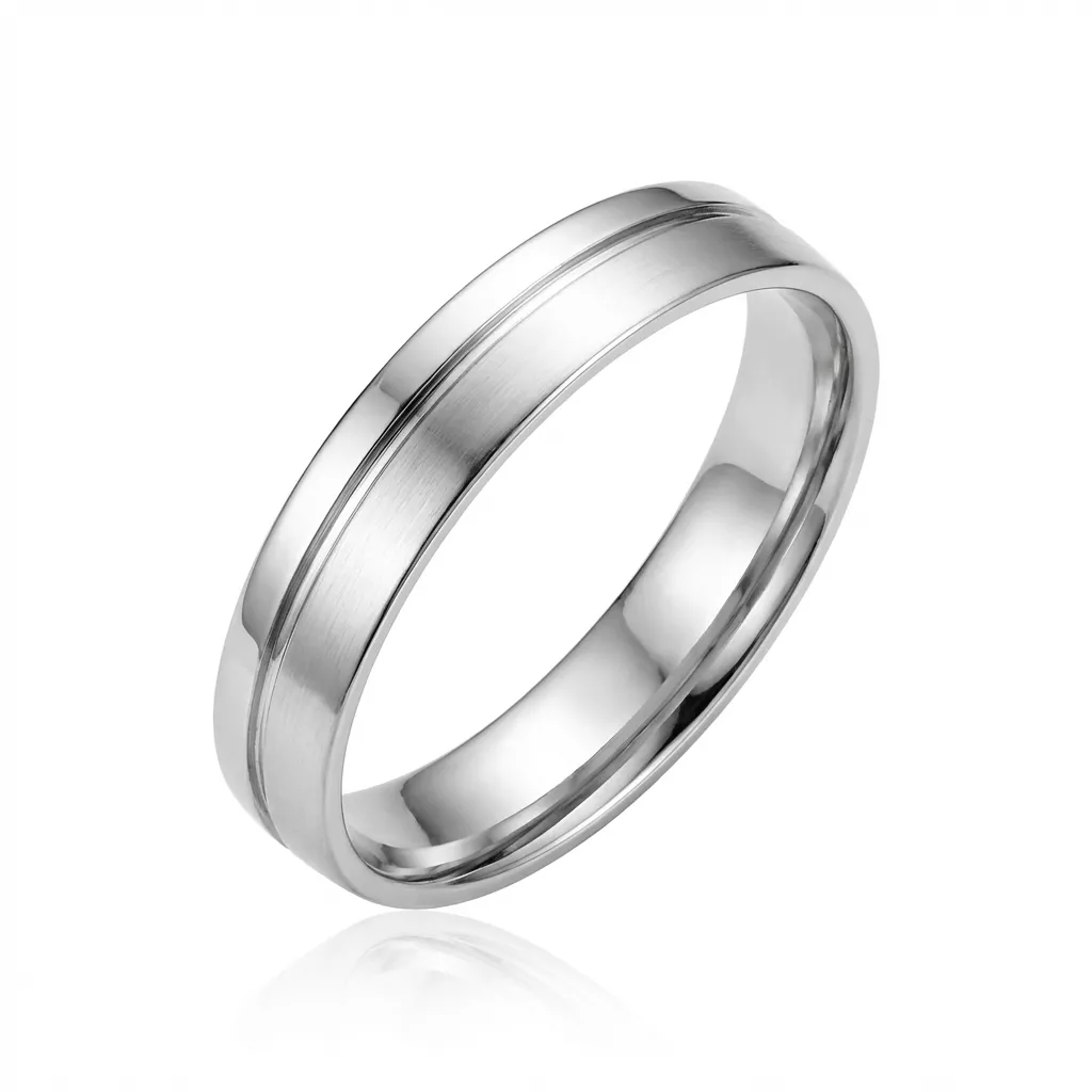 Alliance Homme Argent Begnisseton - Bague en Argent 925