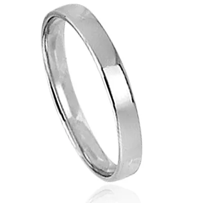 Bague Alliance argent 925 gravable Carmi - Bague en Argent 925 - Bijoux en Vogue