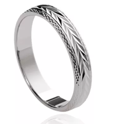 Bague Alliance argent 925 gravable Fahramaz - Bague en Argent 925 - Bijoux en Vogue