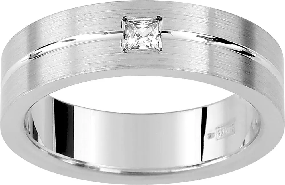 Alliance Argent Mallorie Zirconium - Bague en Argent 925 - Bijoux en Vogue