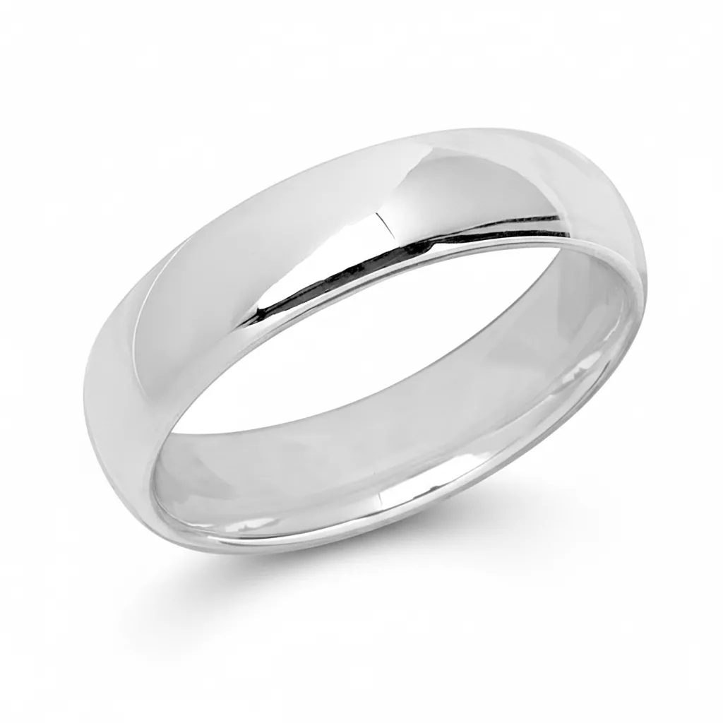 Alliance Or Bacet Blanc - Bague - en Or 375 - 9K - Bijoux en Vogue