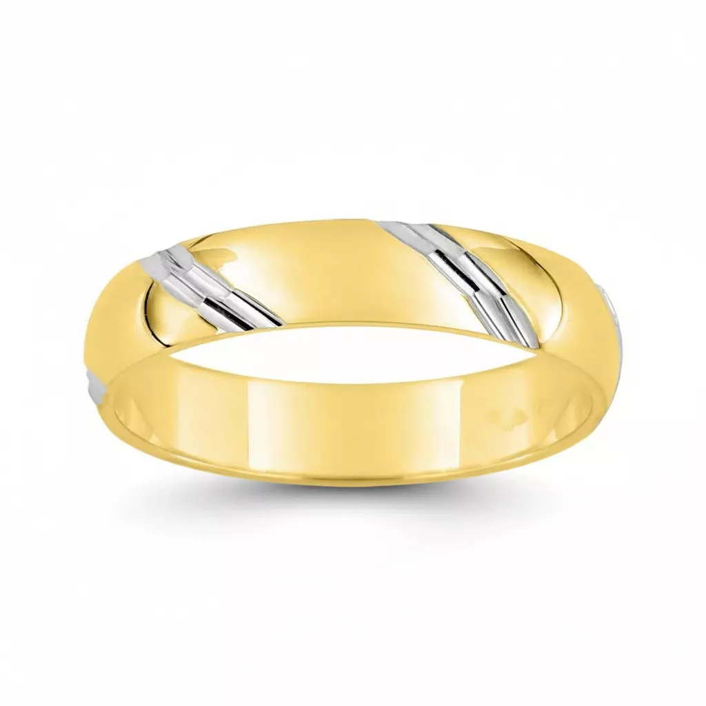 Alliance Or Isabebelle - Bague en Or 375 9k