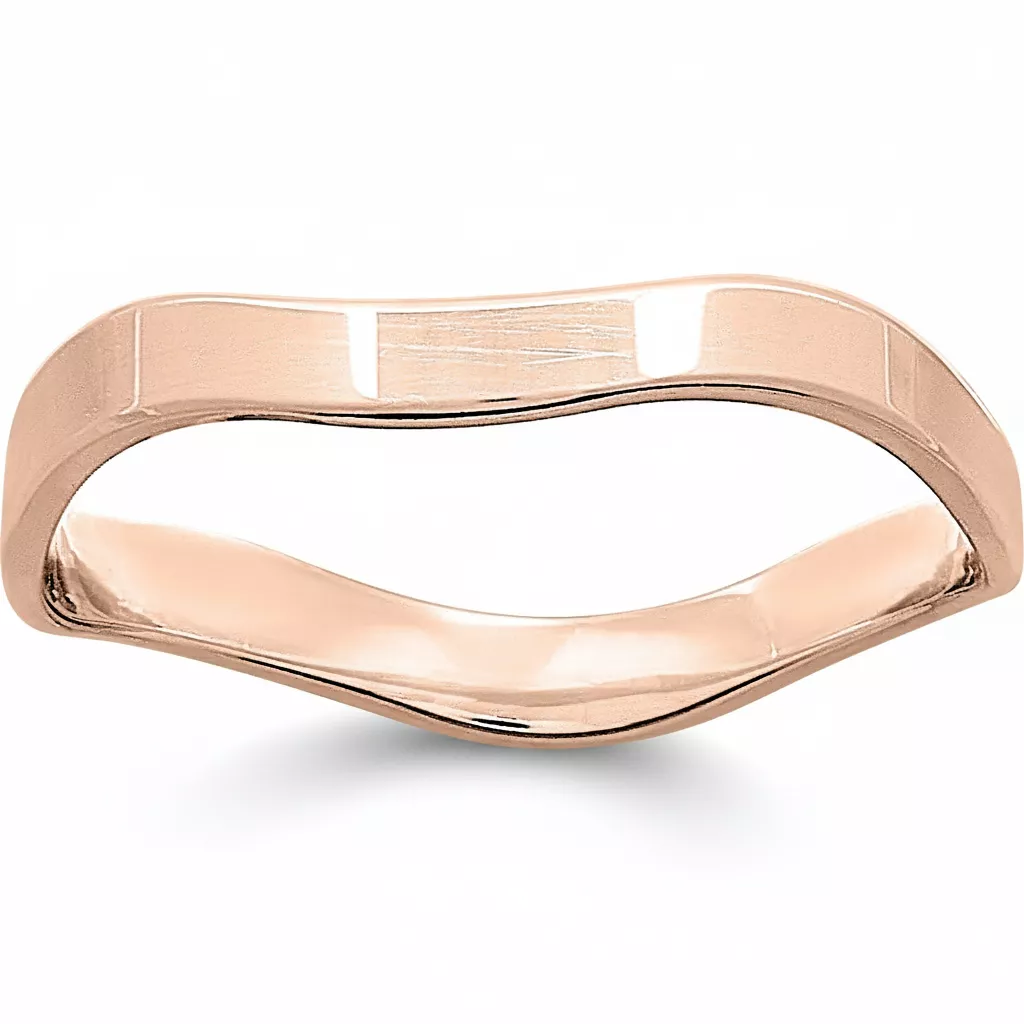 Alliance Or Rose Kuadiobla - Bague en Or 375 9k - Bijoux en Vogue