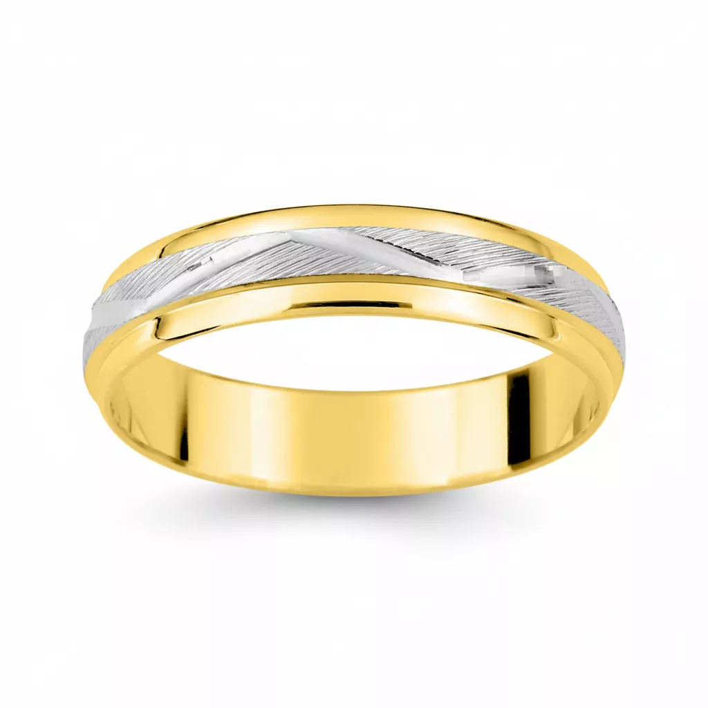 Alliance Or Esterve - Bague en Or 750 18k - Bijoux en Vogue