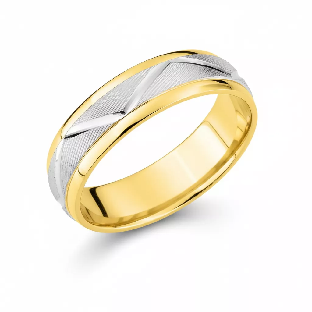 Alliance Or Dorjoo - Bague en Or 750 18k - Bijoux en Vogue