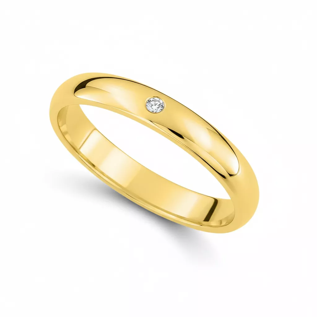 Alliance Or Fesin - Bague en Or 750 18k - Bijoux en Vogue