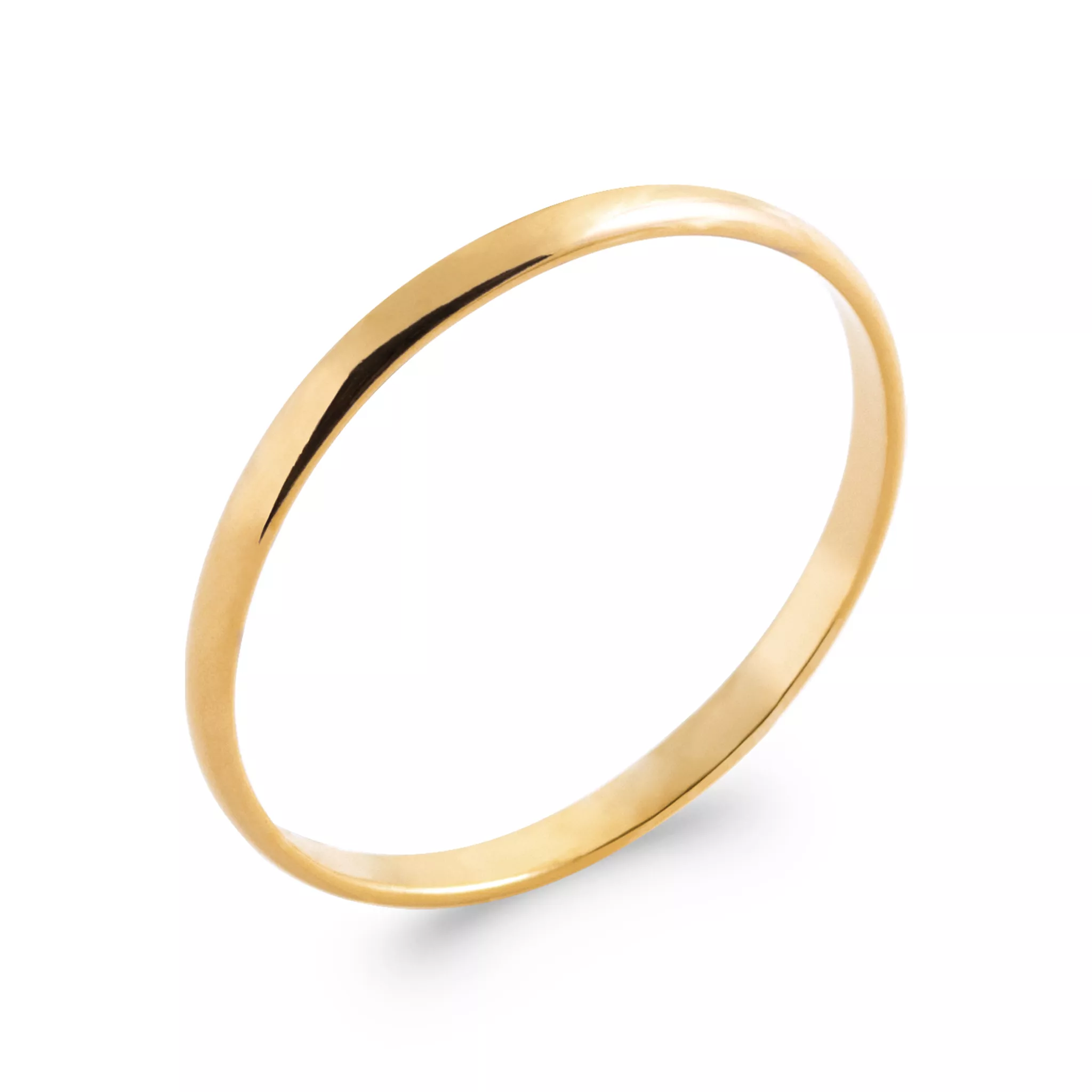 Alliance Plaqué Or Beauville - Bague en Plaqué or - Bijoux en Vogue