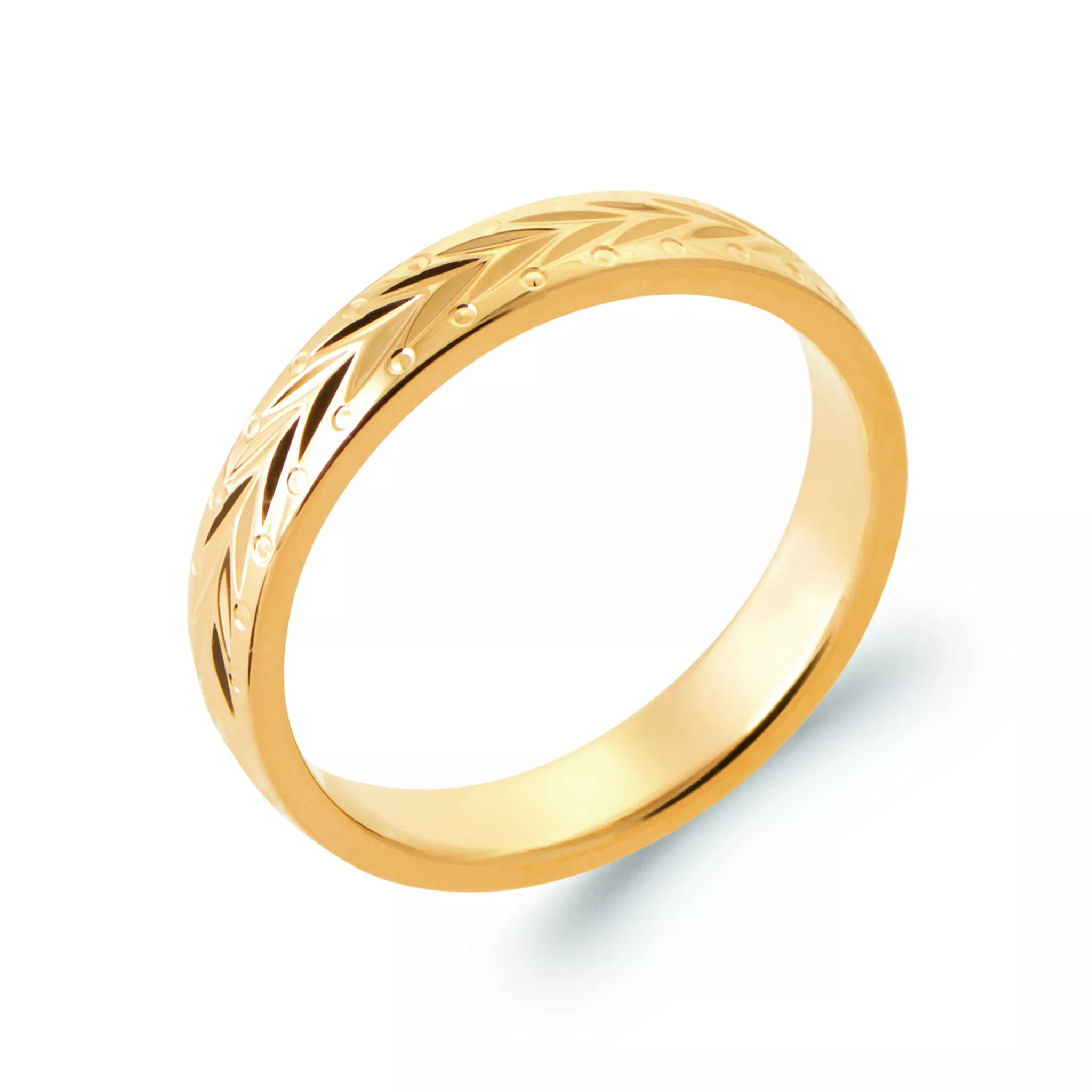 Alliance Homme Plaqué Or Alexandrova - Bague en Plaqué or - Bijoux en Vogue