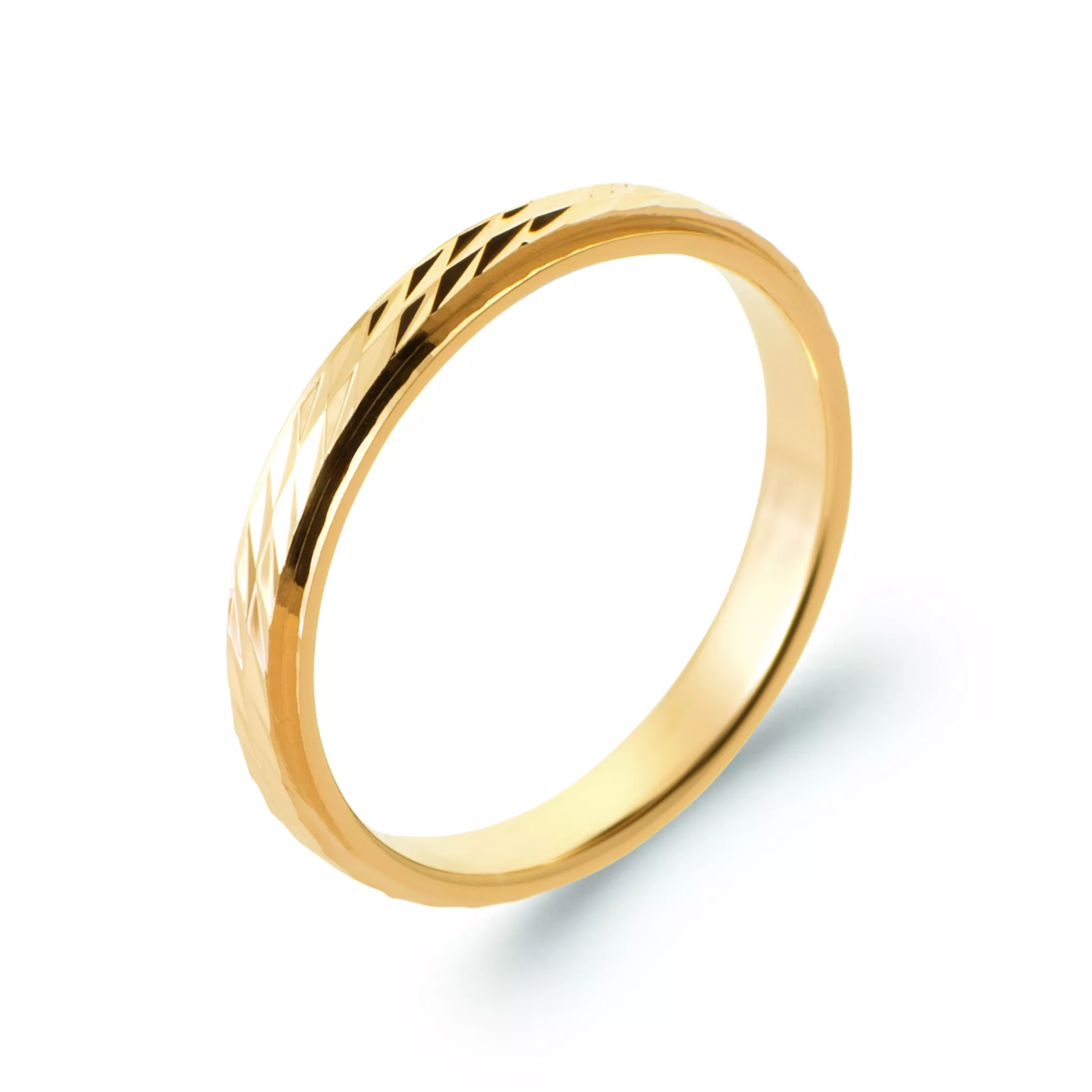 Alliance Homme Plaqué Or Maximiliane - Bague en Plaqué or - Bijoux en Vogue