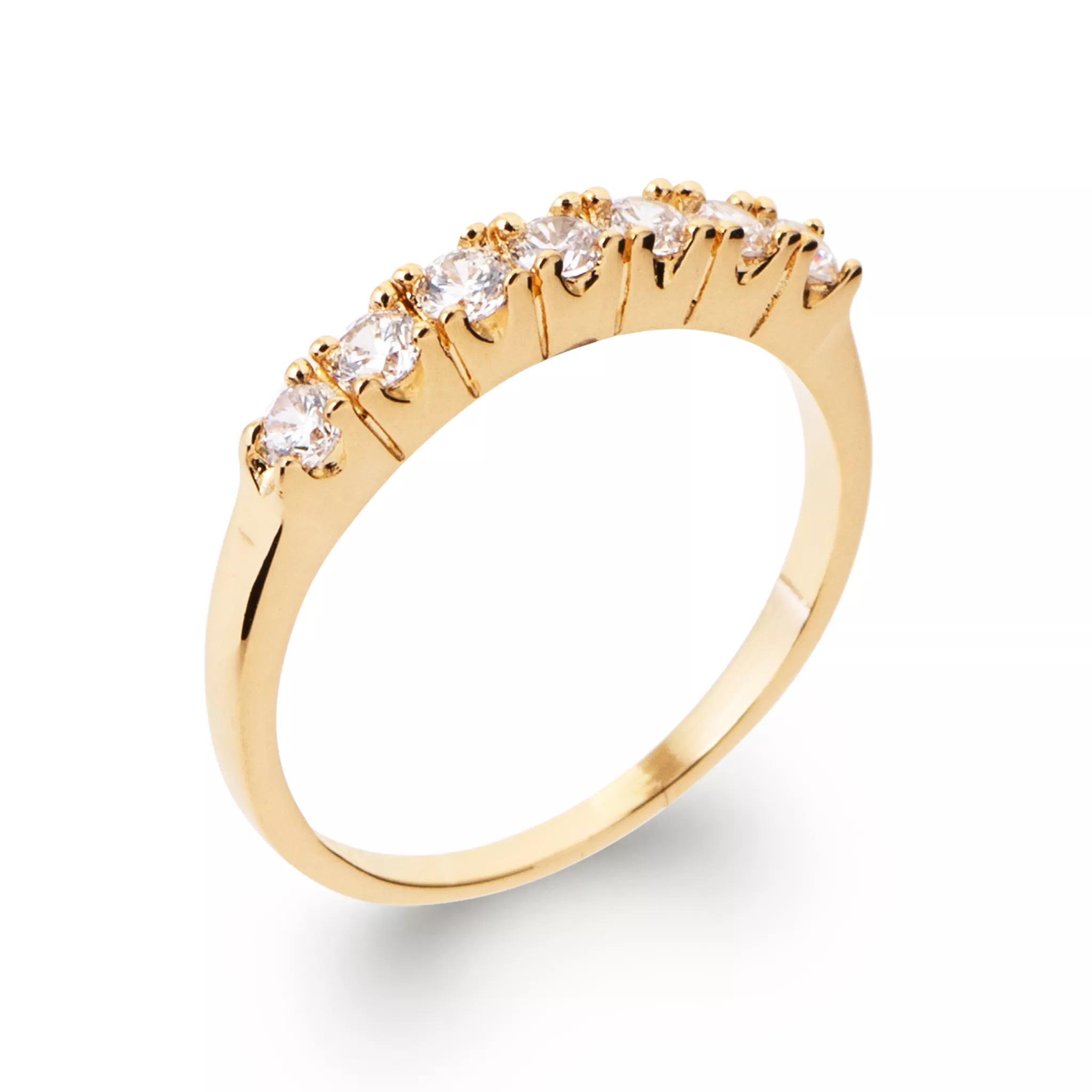 Alliance Plaqué Or Chanchila Zirconium Joaillerie - Bague en Plaqué or - Bijoux en Vogue