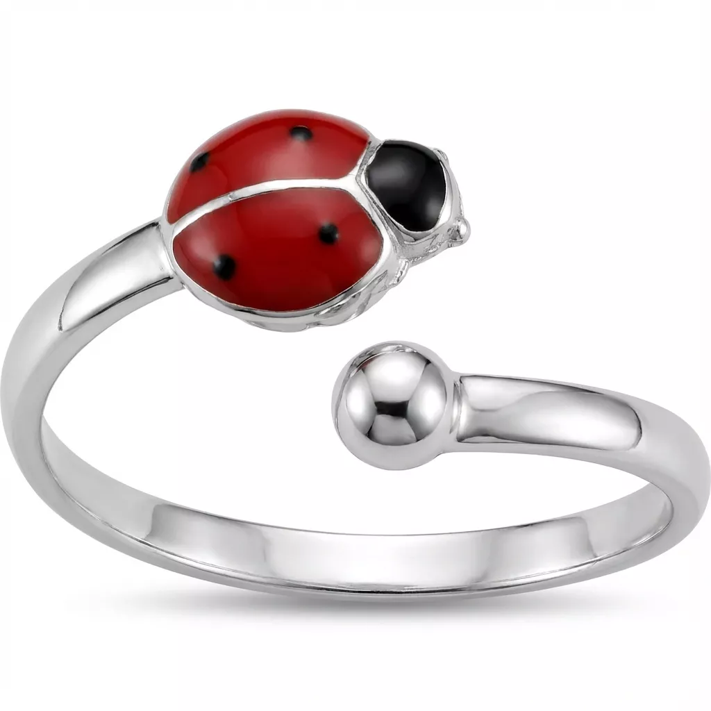 Bague Enfant Argent Bess Coccinelle - Bague en Argent 925 - Bijoux en Vogue