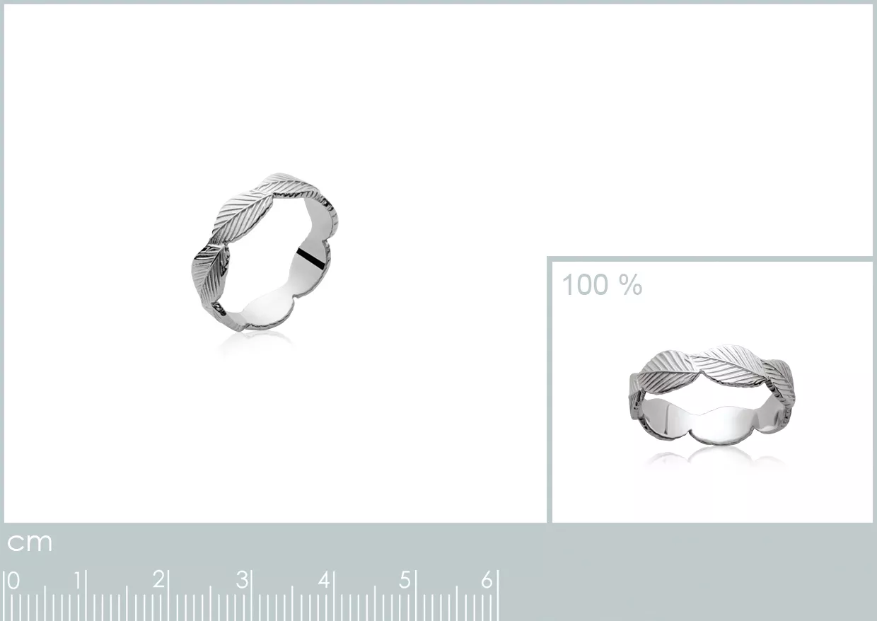 Bague Argent Ermioni Végétal - Bague en Argent 925