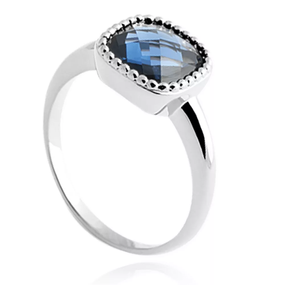 Bague argent 925 Laurienne - Bague en Argent 925 - Bijoux en Vogue