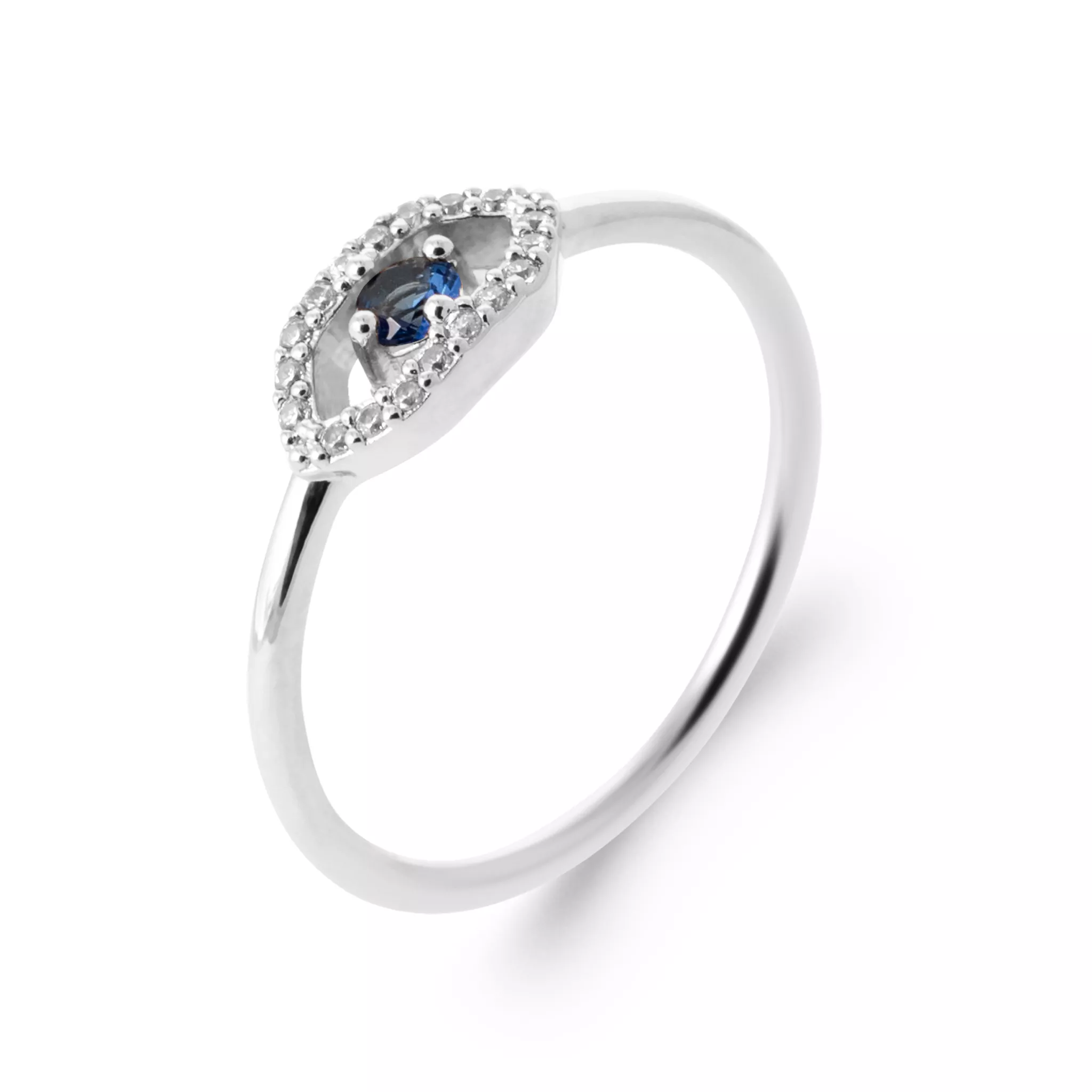 Bague Argent Sousanna Zirconium Figuratif Texturé Couleurs - Bague en Argent 925
