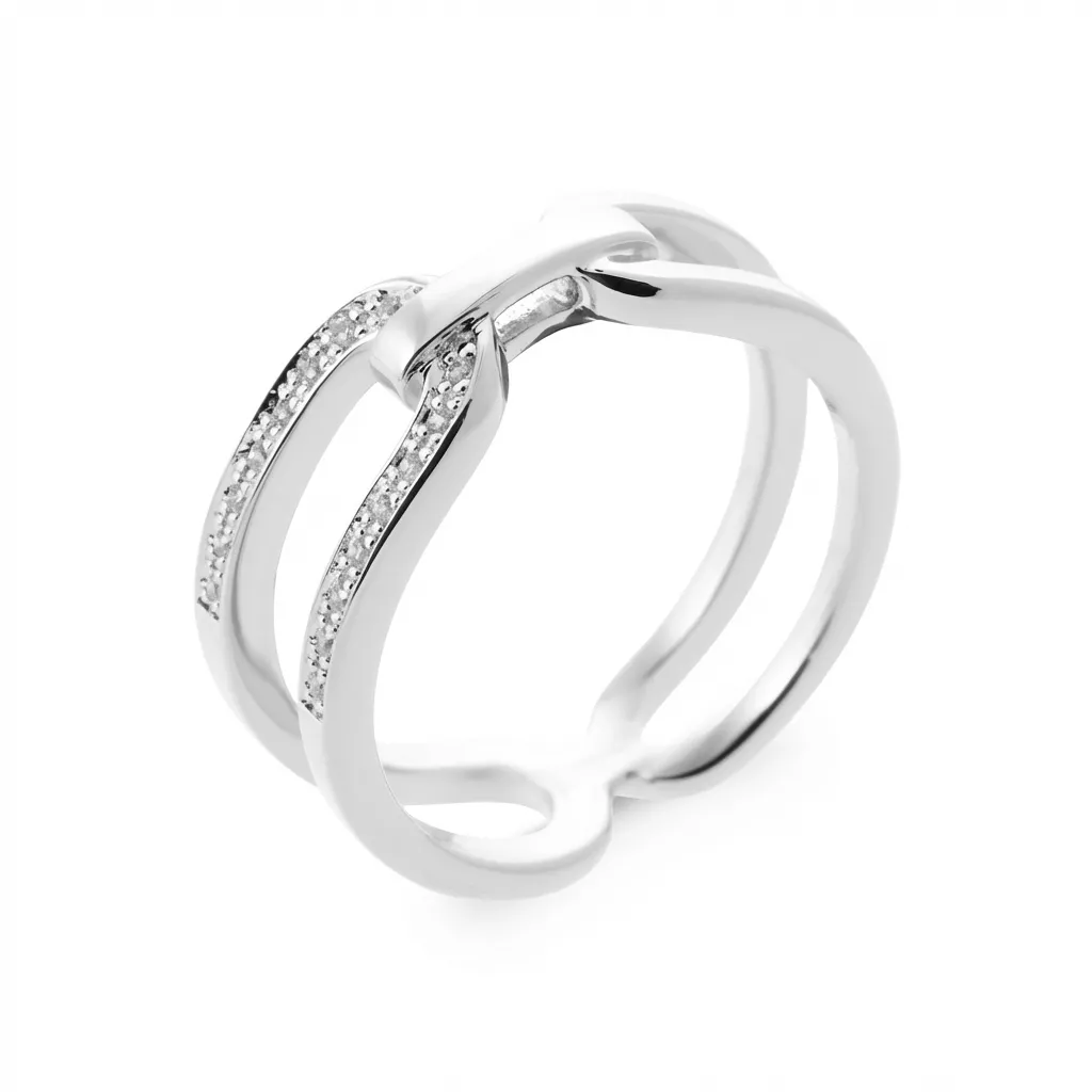 Bague Argent Francette Zirconium Joaillerie - Bague en Argent 925