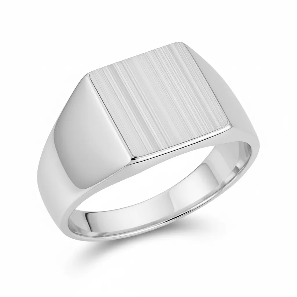 Chevalière Homme Argent Adjiwanou - Bague en Argent 925