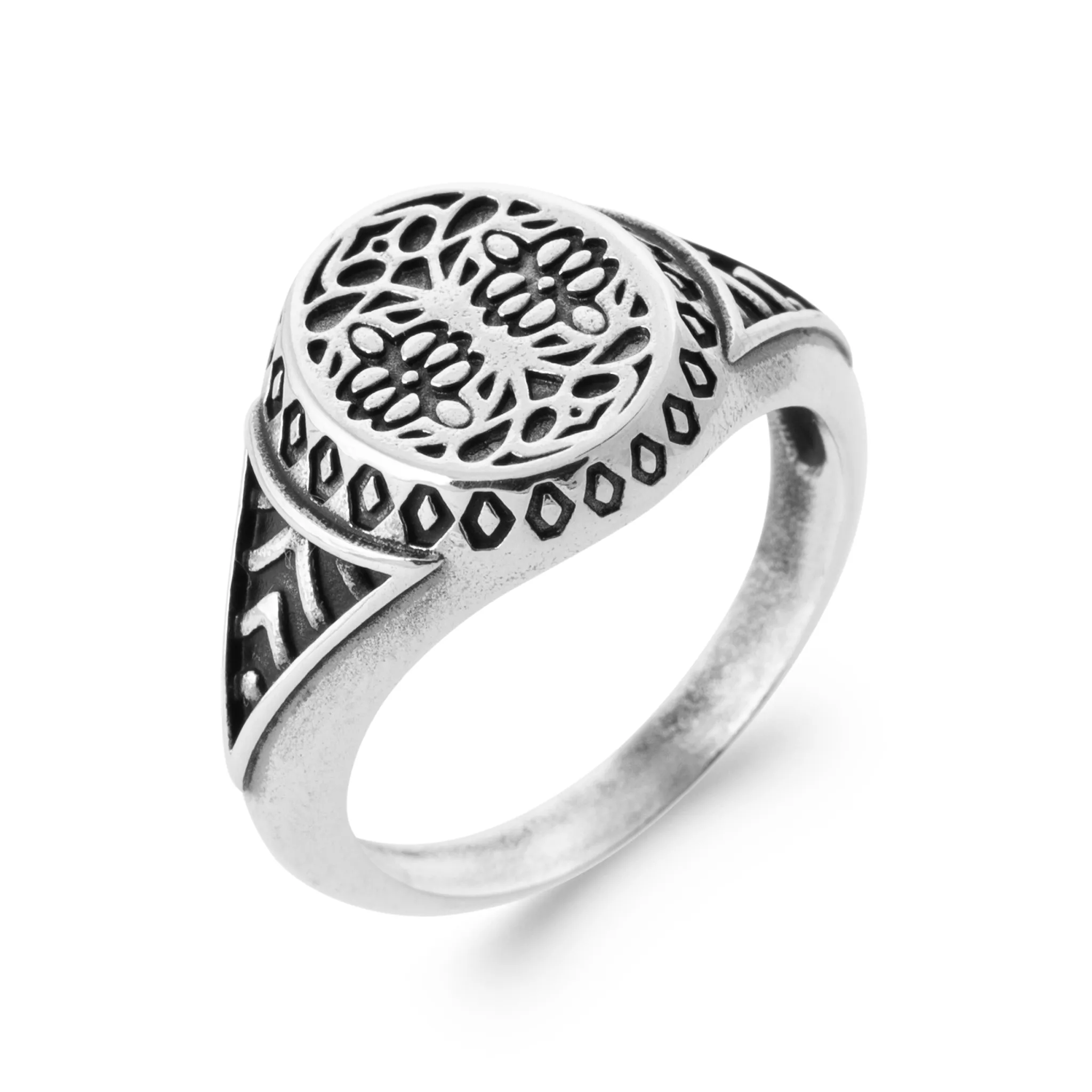 Chevalière Homme Argent Adelkrim - Bague en Argent 925