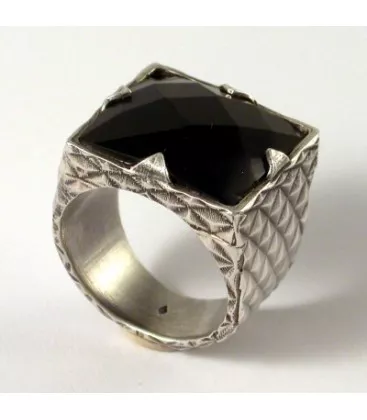 Bague pour homme Médiévale Dawoode "138-4F" - Bague en Argent - Bijoux en Vogue