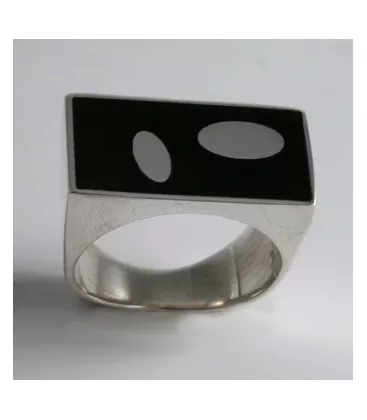 Bague pour homme Art Déco Ghazali "104-3" - Bague en Argent - Bijoux en Vogue