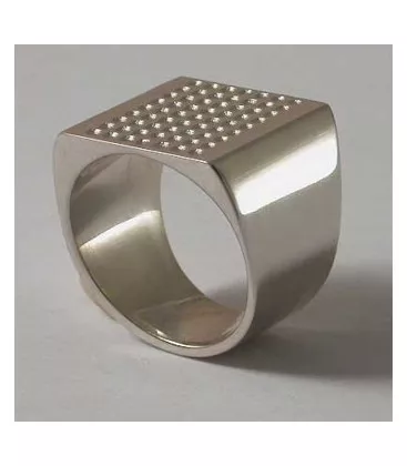 Bague pour homme Pixels Astbury "125-2" - Bague en Argent - Bijoux en Vogue