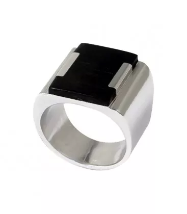 Bague Ebéniste Dacio - Bague en Argent - Bijoux en Vogue