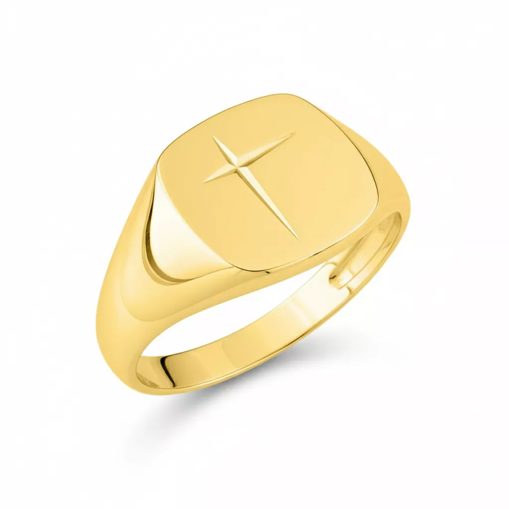 Chevalière Or Elietta - Bague en Or 375 9k - Bijoux en Vogue