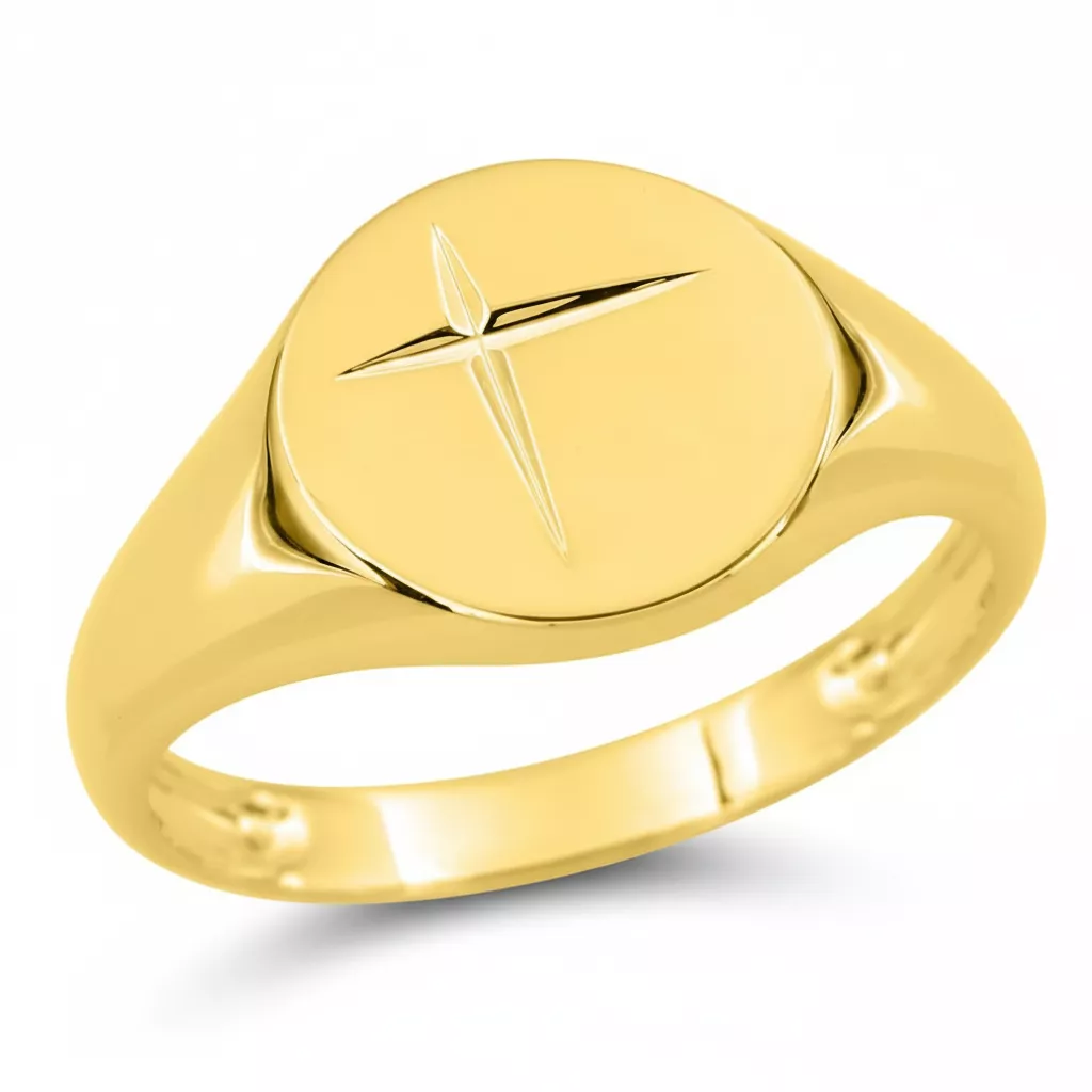 Chevalière Or Maica - Bague en Or 375 9k - Bijoux en Vogue