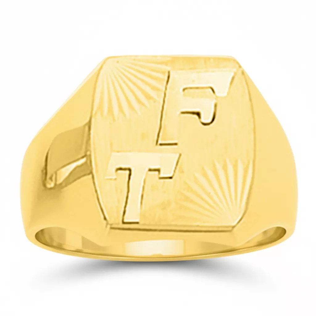 Chevalière Homme Or Bocus - Bague en Or 750 18k