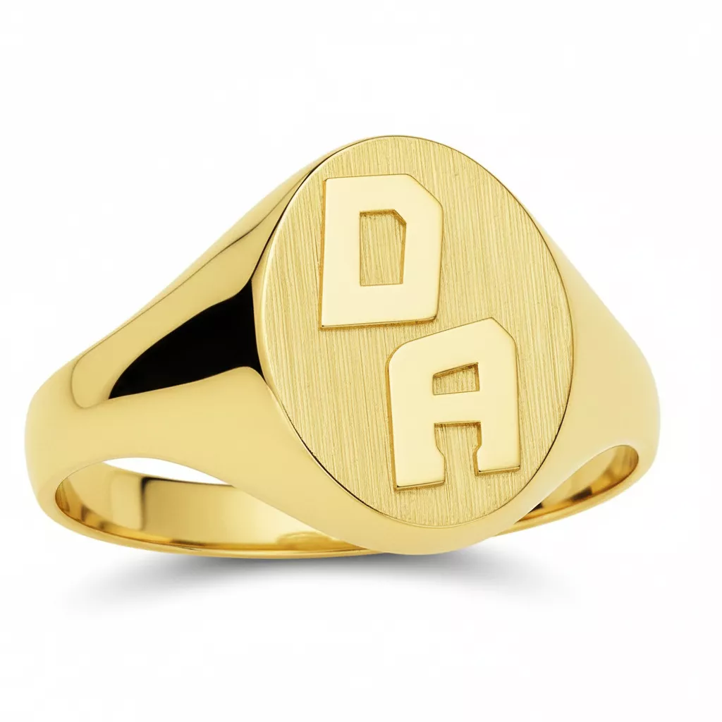 Chevalière Homme Or Abdelamid - Bague en Or 750 18k