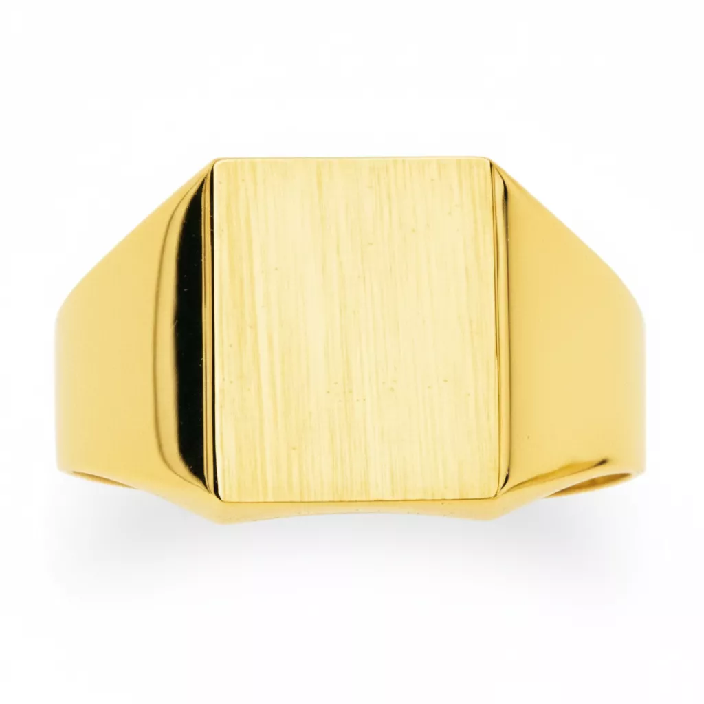Chevalière Homme Or Bard - Bague en Or 750 18k - Bijoux en Vogue