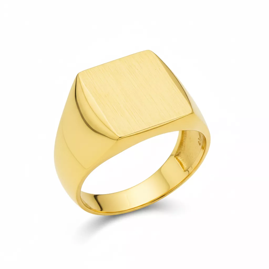 Chevalière Homme Or Genzhekhan - Bague en Or 750 18k - Bijoux en Vogue