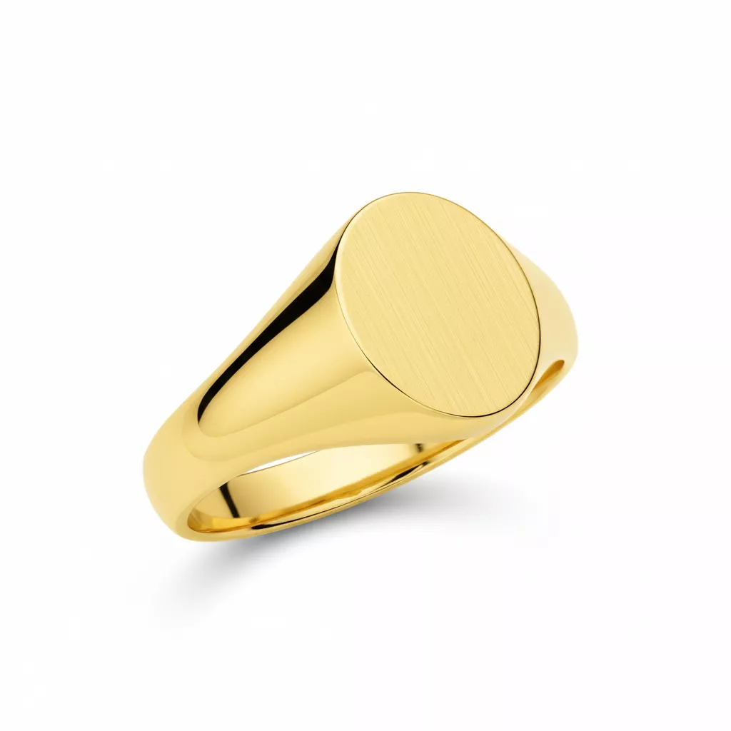 Chevalière Homme Or Favard - Bague en Or 750 18k - Bijoux en Vogue