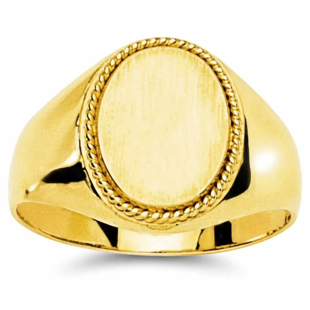 Chevalière Homme Or Kewin - Bague en Or 750 18k - Bijoux en Vogue