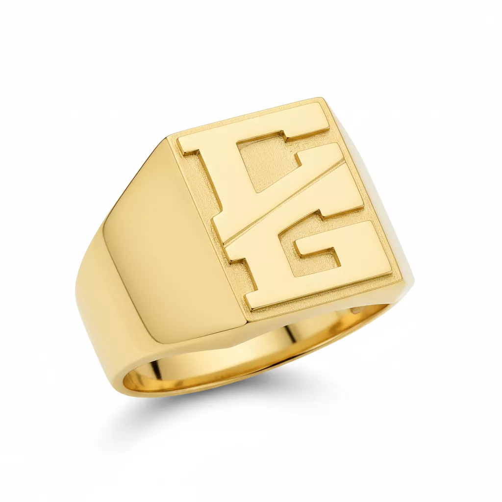 Chevalière Homme Or Eugenior - Bague en Or 750 18k - Bijoux en Vogue