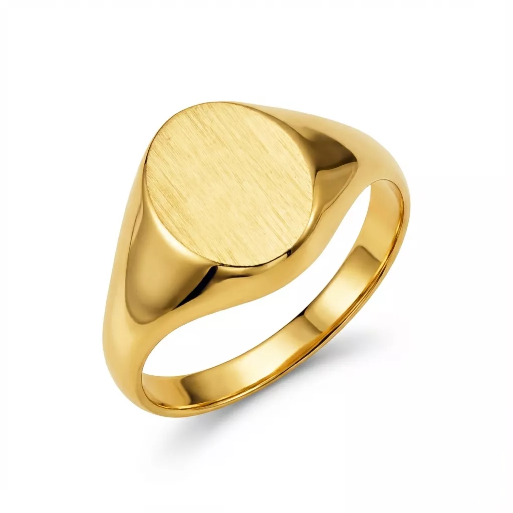 Chevalière Homme Or Dalas - Bague en Or 750 18k - Bijoux en Vogue