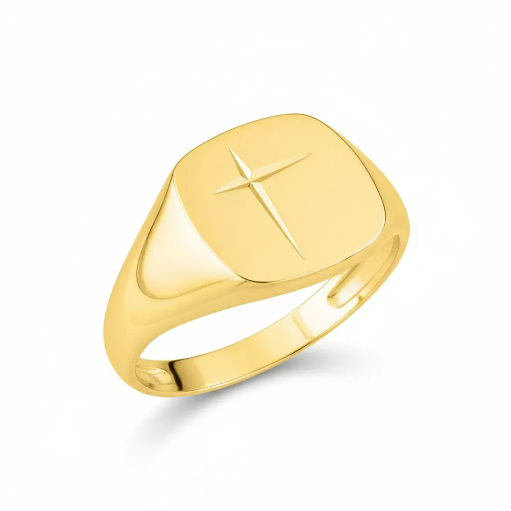 Chevalière Homme Or Chaoukett - Bague en Or 750 18k - Bijoux en Vogue
