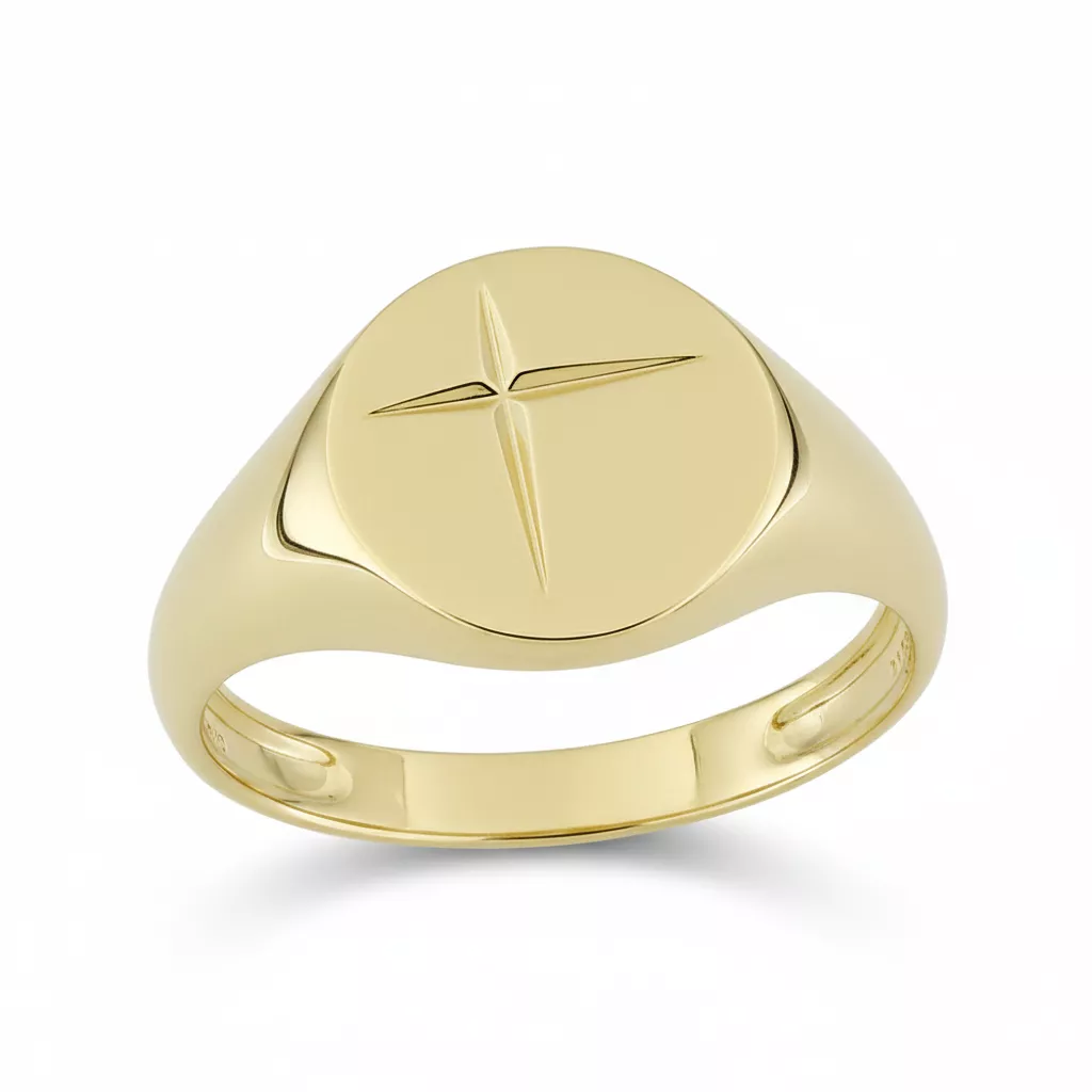 Chevalière Homme Or Aventin - Bague en Or 750 18k - Bijoux en Vogue