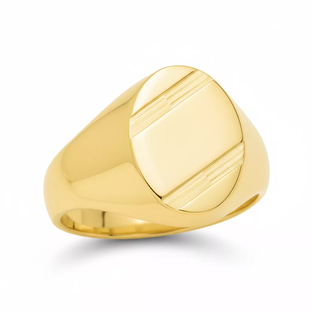 Chevalière Homme Plaqué Or Aboutaieb - Bague en Plaqué or - Bijoux en Vogue