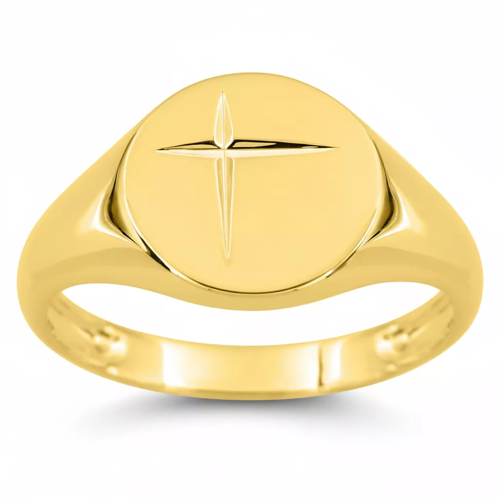 Chevalière Homme Plaqué Or Ainado - Bague en Plaqué or - Bijoux en Vogue