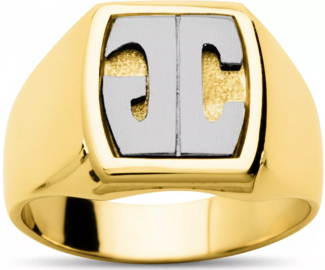 Chevalière Homme Plaqué Or Tosello - Bague en Plaqué or - Bijoux en Vogue