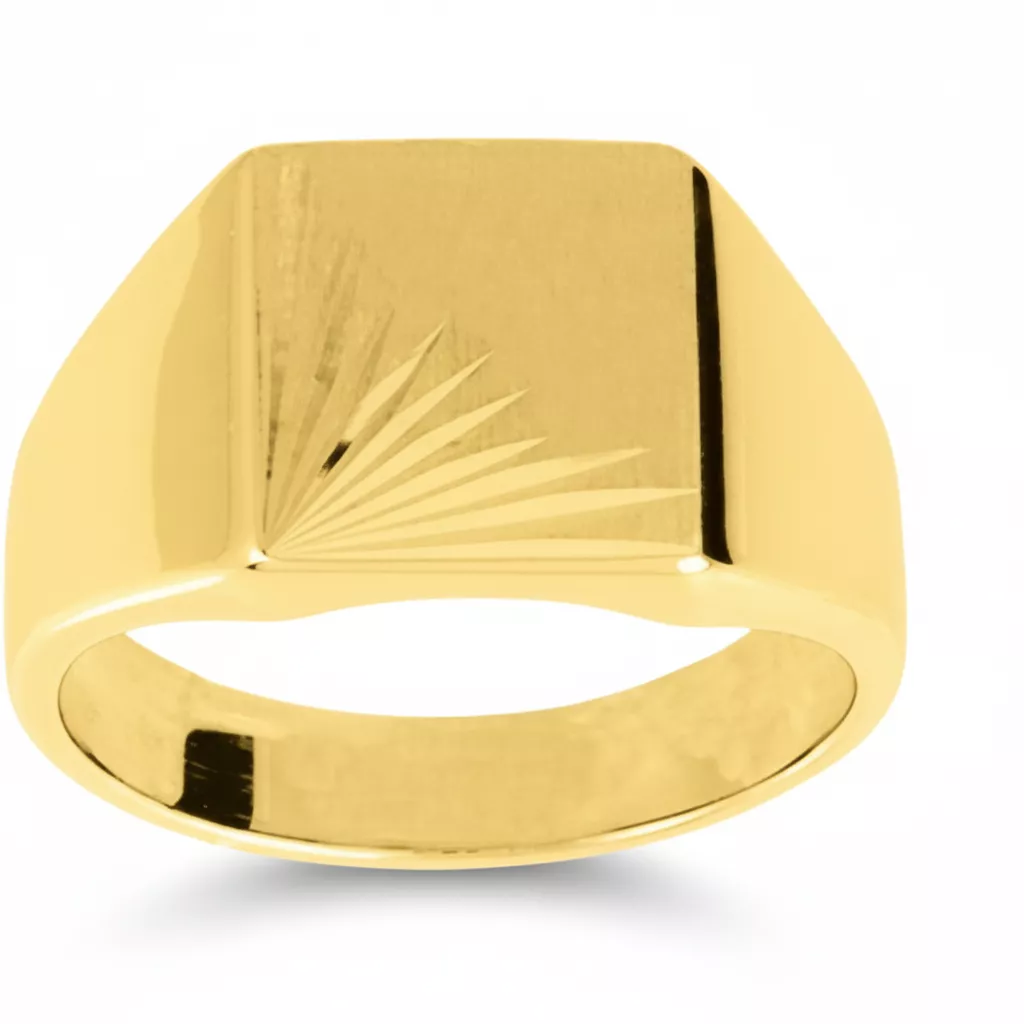 Chevalière Homme Plaqué Or Lynford - Bague en Plaqué or - Bijoux en Vogue