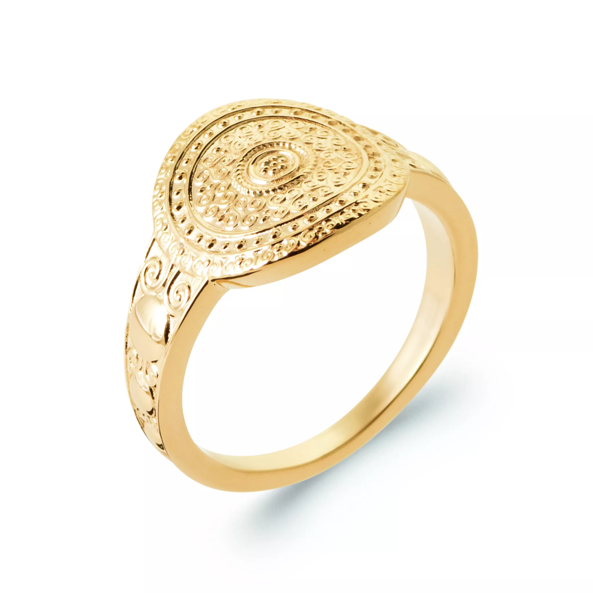Chevalière Plaqué Or Chirifatou - Bague en Plaqué or