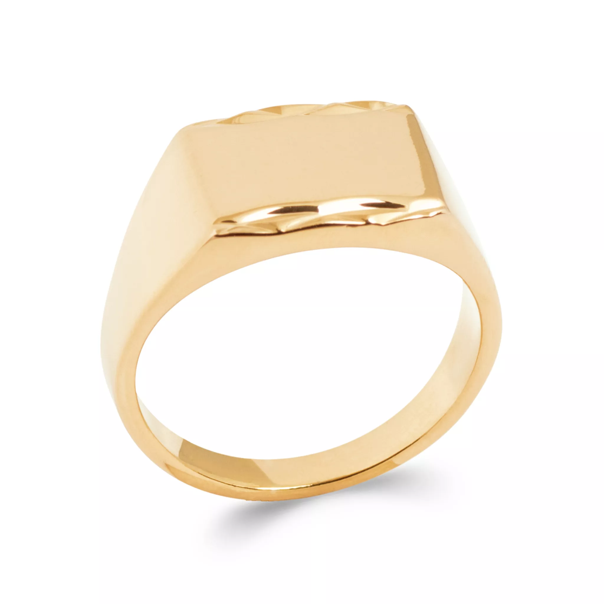 Chevalière Homme Plaqué Or Zoram - Bague en Plaqué or - Bijoux en Vogue